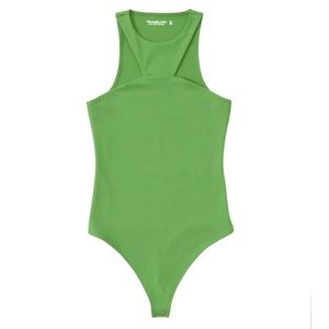 Abercrombie green bodysuit size small